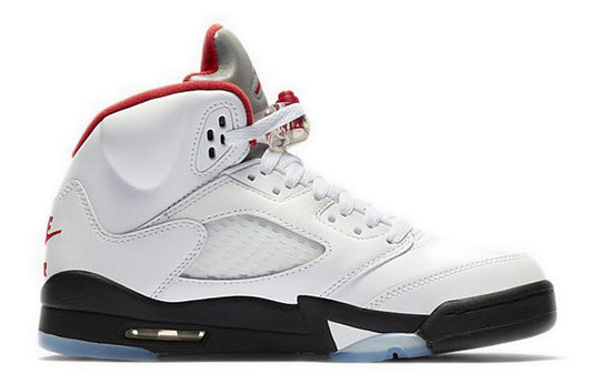 (GS) Air Jordan 5 Retro 'Fire Red' 2020 440888-102 Big Kids Basketball Shoes  -  KICKS CREW