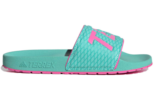 (WMNS) adidas Terrex Adilette Slipper Green/Pink FX4606