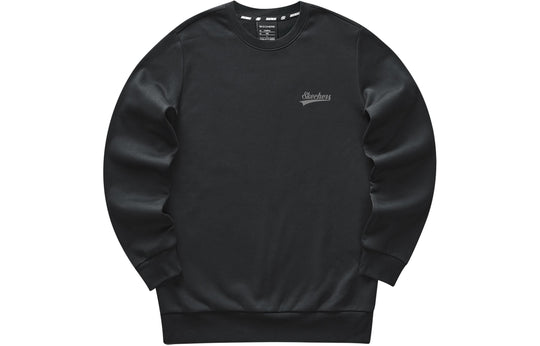 Skechers Colorful Casual Series Knit Crew Sweatshirt 'Black' L323U181-0018