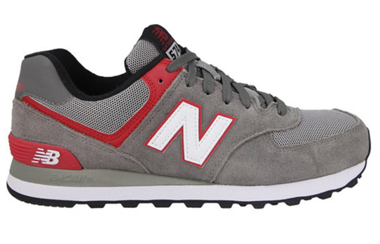 New Balance 574 Series Low-Top 'Grey Red' ML574AAC