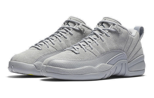(GS) Air Jordan 12 Retro Low 'Wolf Grey' 308305-002 Big Kids Basketball Shoes  -  KICKS CREW