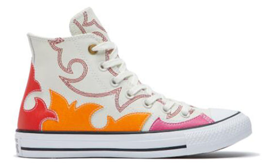 (WMNS) Converse Chuck Taylor All Star LE High Egret Red Orange 'White  Red' 564954C