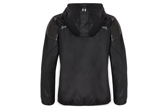 (WMNS) Under Armour Unstoppable Woven Full Zip Jacket 'Black' 1349321-001