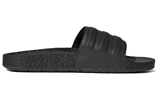 Black\' adidas Adilette CREW Boost Slide Core GX4285 KICKS - \'Carbon