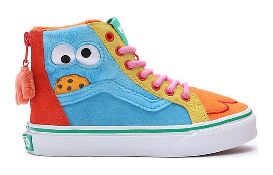 (PS) Vans Sesame Street x Sk8-Hi Zip Kids 'Cookie Monster' VN000C4NBMC
