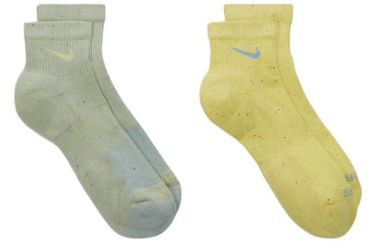 Nike Everyday Plus Cushioned Training Ankle Socks 'Green Yellow' DR5295-908