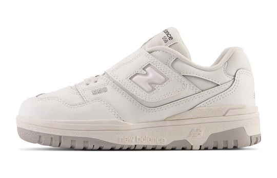 (PS) New Balance 550 Bungee Lace Top Strap 'White Grey' PHB550PB