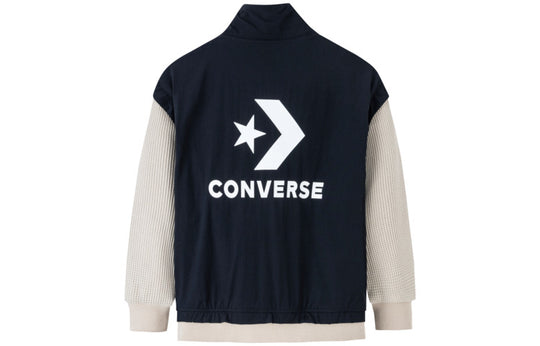 (GS) Converse Full Zip Jacket 'Black White' CV2312029GS-001