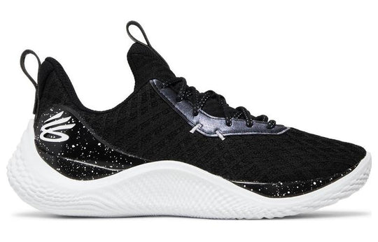 Under Armour Curry Flow 10 Team Basketball Shoes 'Black White' 3026624001