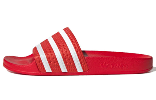 adidas originals Adilette Slides Red/White EF5432