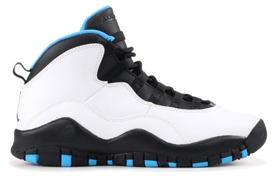 (GS) Air Jordan 10 Retro 'Powder Blue' 2014 310806-106 Big Kids Basketball Shoes  -  KICKS CREW