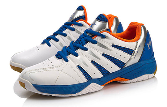 (WMNS) Li-Ning Kason Badminton Shoes 'Grey Blue Orange' FYTN014-1