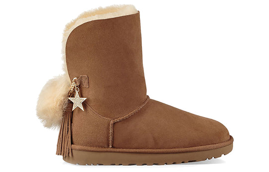 (WMNS) UGG Classic Bling Charm Boot 'Chestnut' 1095717-CHE