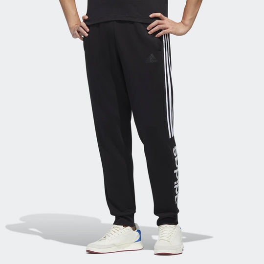 adidas Warm Windproof Loose Casual Sports Trousers Men's Black GD5473 ...