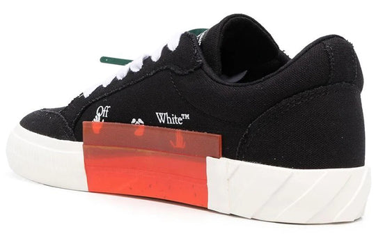 (WMNS) Off-White Vulc Low Canvas Sneaker 'Black White Orange' OWIA272C99FAB0021001