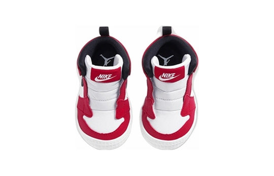 (TD) Air Jordan 1 Bootie 'White Varsity Red' AT3745-163 Infant/Toddler Shoes  -  KICKS CREW