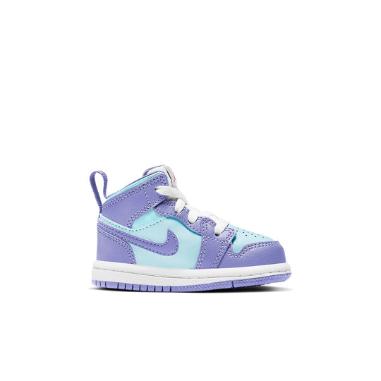 (TD) Air Jordan 1 Mid 'Purple Pulse' 640735-500 Infant/Toddler Shoes  -  KICKS CREW
