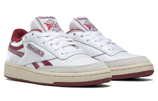 (WMNS) Reebok Club C Revenge Sneakers White/Red FW7804
