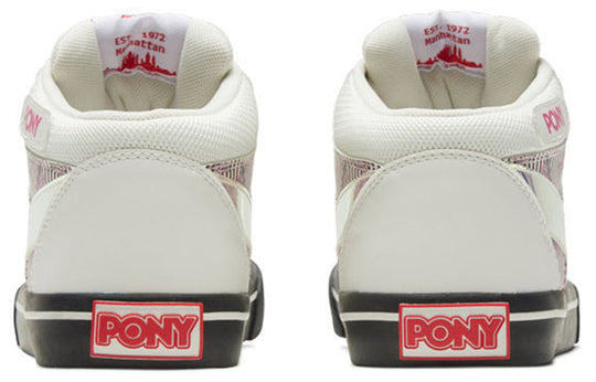 PONY Atop Low-Skateboard Shoes White/Black 02M1AT05RW