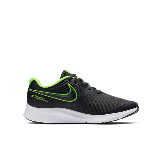 (GS) Nike Star Runner 2 'Black Green' AQ3542-004