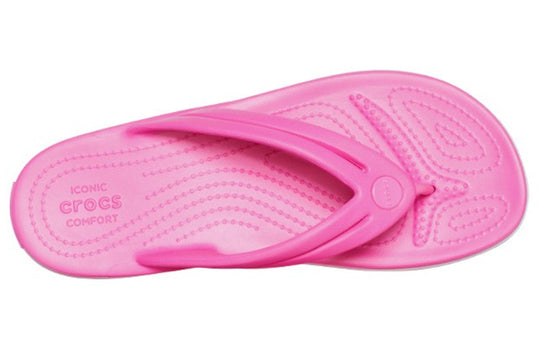 (WMNS) Crocs Flip-Flops Pink 206100-6QQ