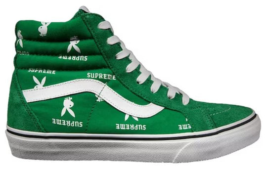 Vans x Supreme x Playboy SK8-Hi Shoes 'Green White' VN-0TVMD7N