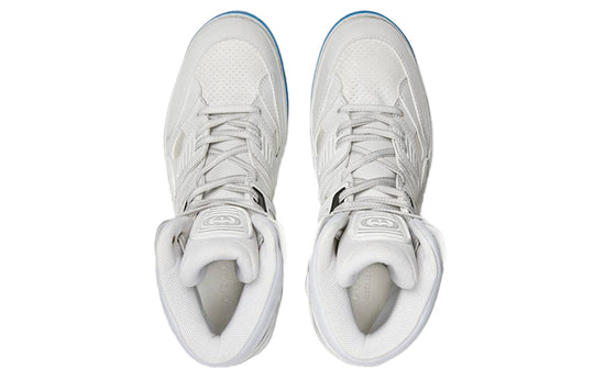 Gucci Basket Breathable Wear-Resistant Non-Slip High Top Basketball Shoes White Blue 661301-2SHA0-9014