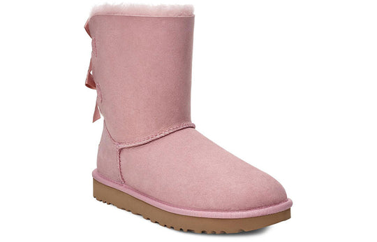 (WMNS) UGG Bailey Bow II 2.0 Fleece Lined Pink 1016225-PCRY