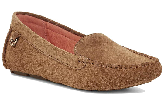 (WMNS) UGG Flores Suede Loafers Shoes Brown 1099877W-CHE