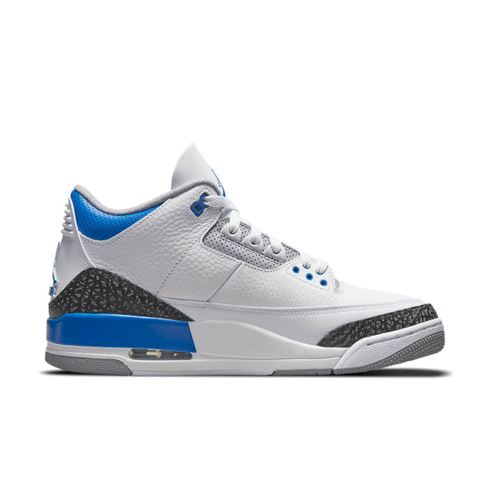 Air Jordan 3 Retro 'Racer Blue' CT8532-145 Retro Basketball Shoes  -  KICKS CREW
