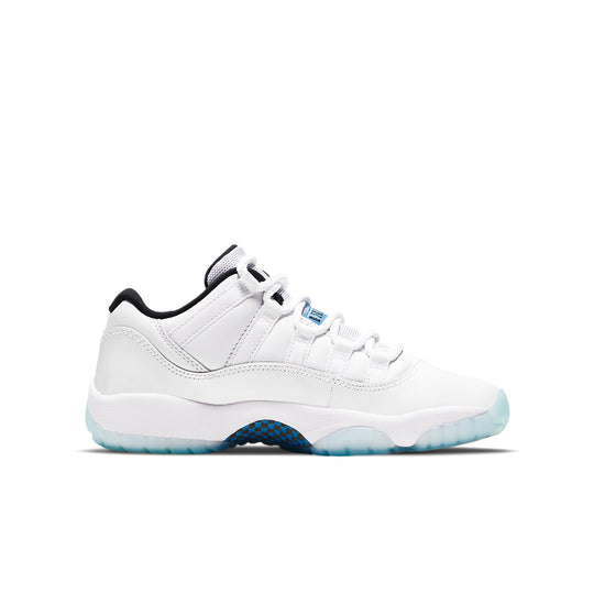 (GS) Air Jordan 11 Retro Low 'Legend Blue' 528896-117 Big Kids Basketball Shoes  -  KICKS CREW