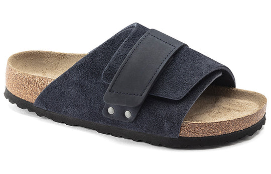 (WMNS) Birkenstock Kyoto Series Cowhide Suede Cozy Soft Sole Fashion Blue Version Sandals 1019291