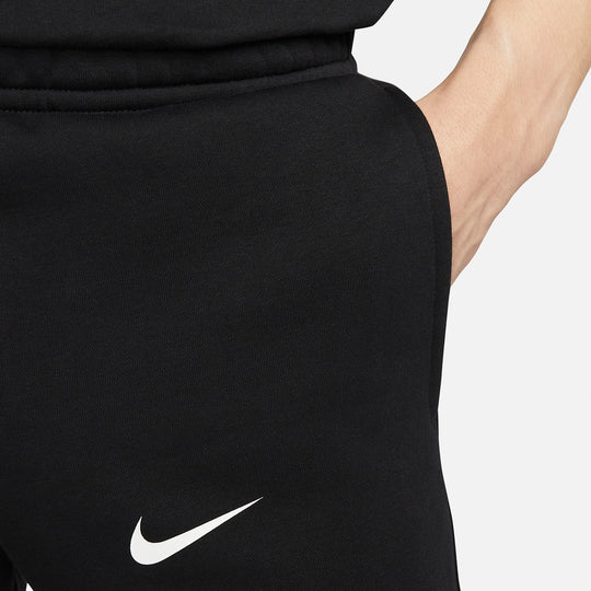 Nike Club Fleece Logo Pants 'Black' DX0796-010 - KICKS CREW