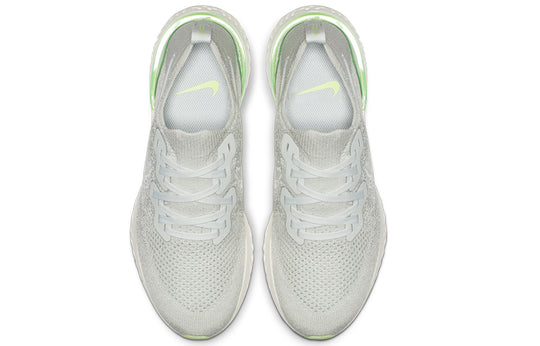 (WMNS) Nike Epic React Flyknit 2 'Silver Lime' BQ8927-005