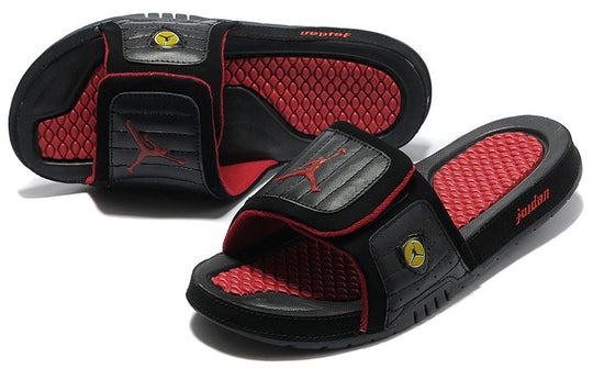 Air Jordan 14 Hydro Retro Sandals Black/Red 654285-015