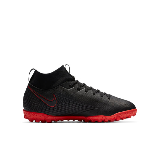(GS) Nike Mercurial Superfly 7 Academy TF Turf 'Black Red' AT8143-060