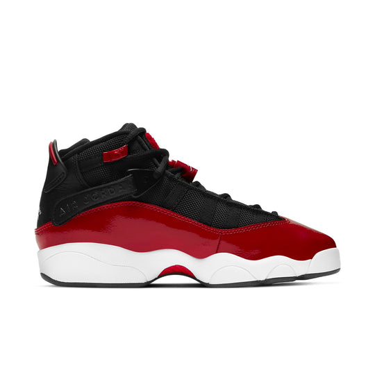 (GS) Air Jordan 6 Rings 'Fitness Red' 323419-060 Big Kids Basketball Shoes  -  KICKS CREW