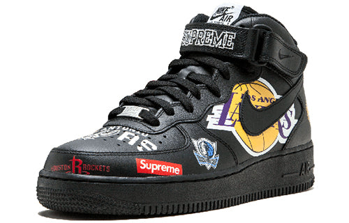 Nike Supreme x NBA x Air Force 1 Mid 07 'Black' AQ8017-001