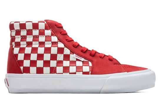 Vans Style 38 'Leather Woven - Red Blanc' VN0A5JIY9JD