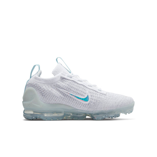 (GS) Nike Air VaporMax 2021 Flyknit 'Mismatched Swoosh - White Aura' DB1550-102