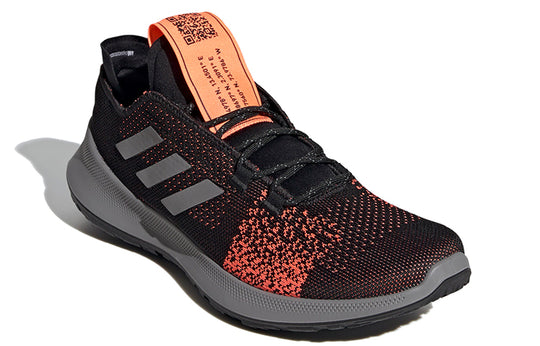 Adidas Sensebounce + Ace Shoes 'Core Black Grey Three Signal Coral' EG1025