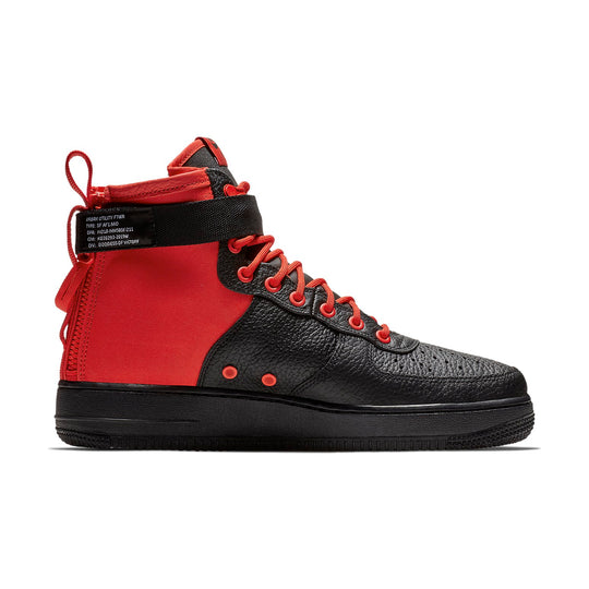Nike SF Air Force 1 Mid 'Habanero Red Black' 917753-601