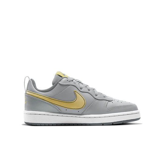 (GS) Nike Court Borough Low 2 'Gray Gold' BQ5448-013