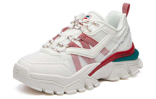 (WMNS) FILA Buffer Low-Top Running Shoes White/Red F12W114119FSR