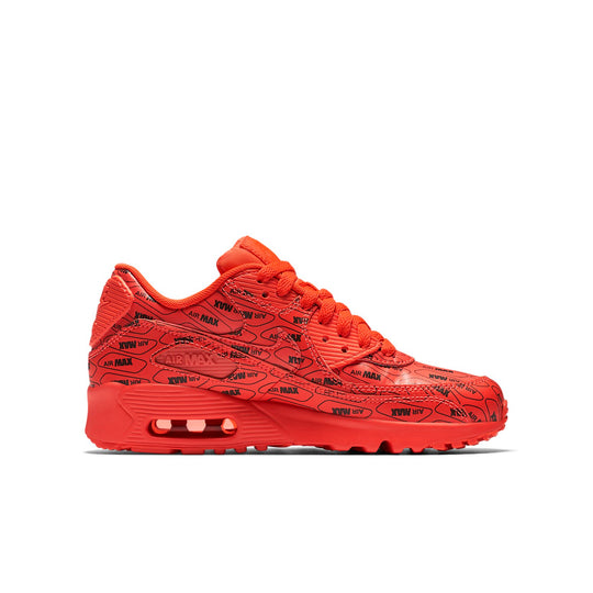 (GS) Nike Air Max 90 SE 'All Over Logo' 859560-600
