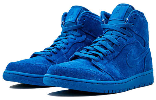 Air Jordan 1 Retro High 'Blue Suede' 332550-404 Retro Basketball Shoes  -  KICKS CREW