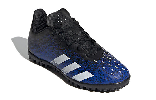 (GS) adidas Predator Freak.4 Turf Boots 'Black Blue' FY0635