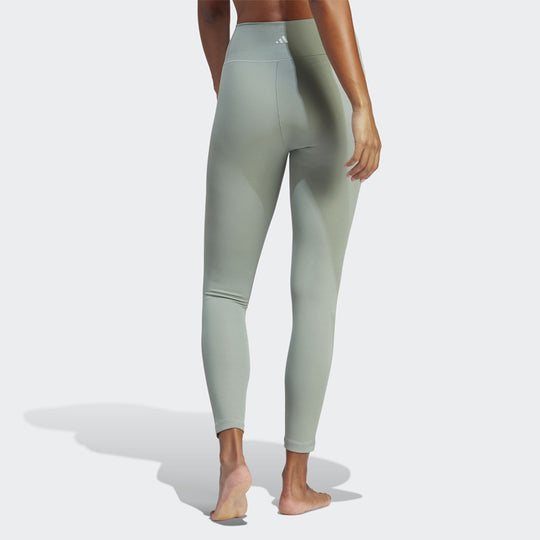 (WMNS) adidas Yoga Studio Luxe 7/8 Leggings 'Green' HR5414
