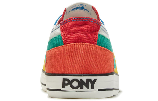 PONY Canvas Sneakers Yellow/Green/Blue 02M1SH14MO