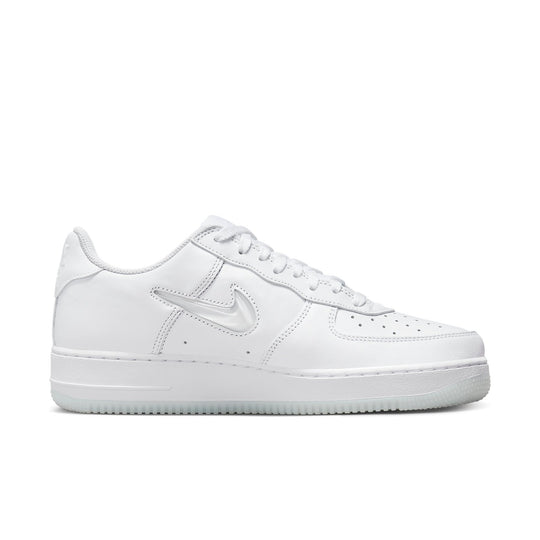 Nike Air Force 1 Low 07 Retro 'Color of the Month Jewel Swoosh Triple White' FN5924-100